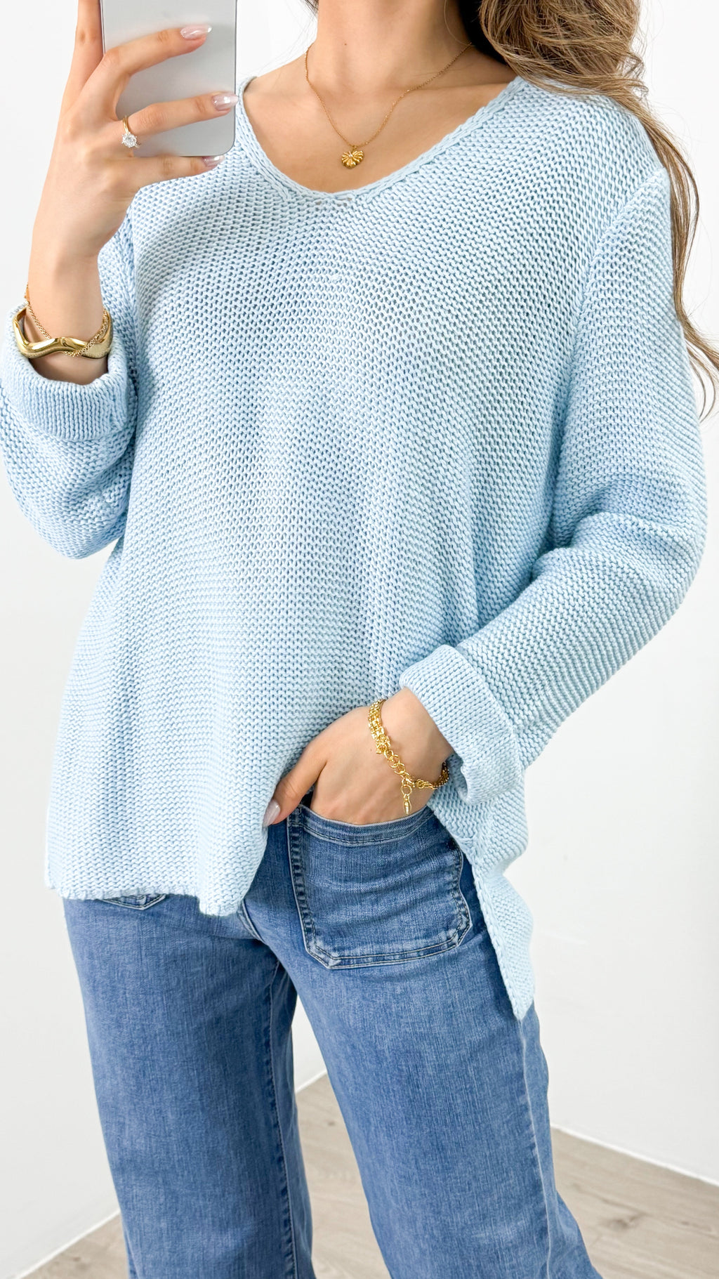 TIANA KNIT - BLUE