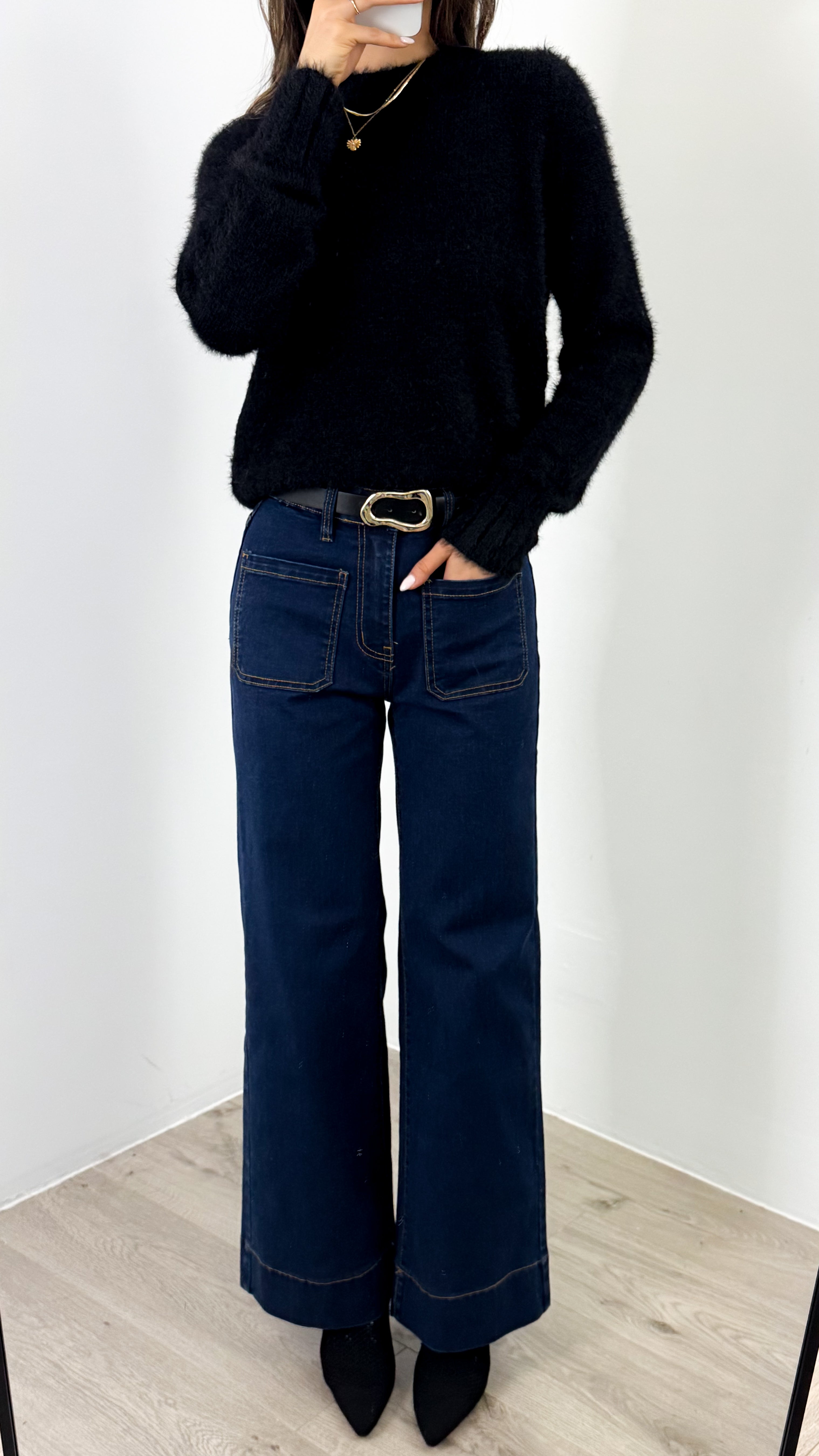 DOMINIQUE KNIT - BLACK