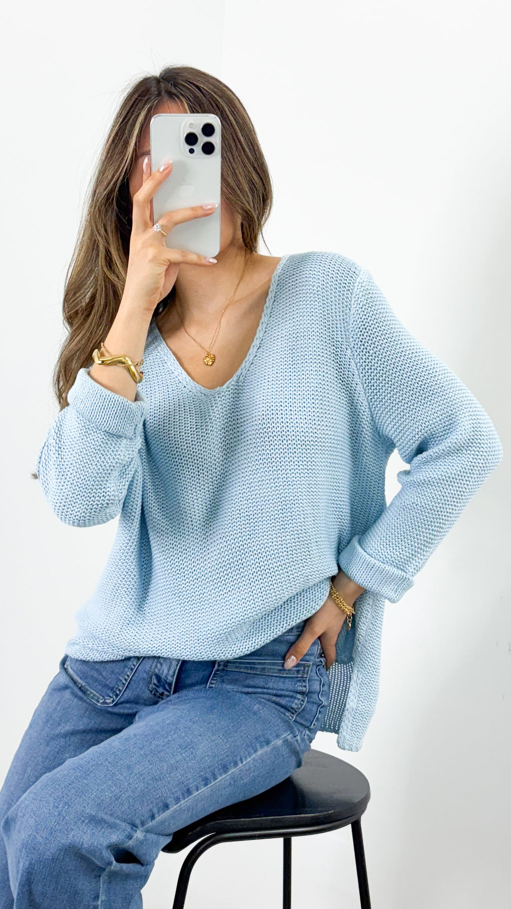 TIANA KNIT - BLUE