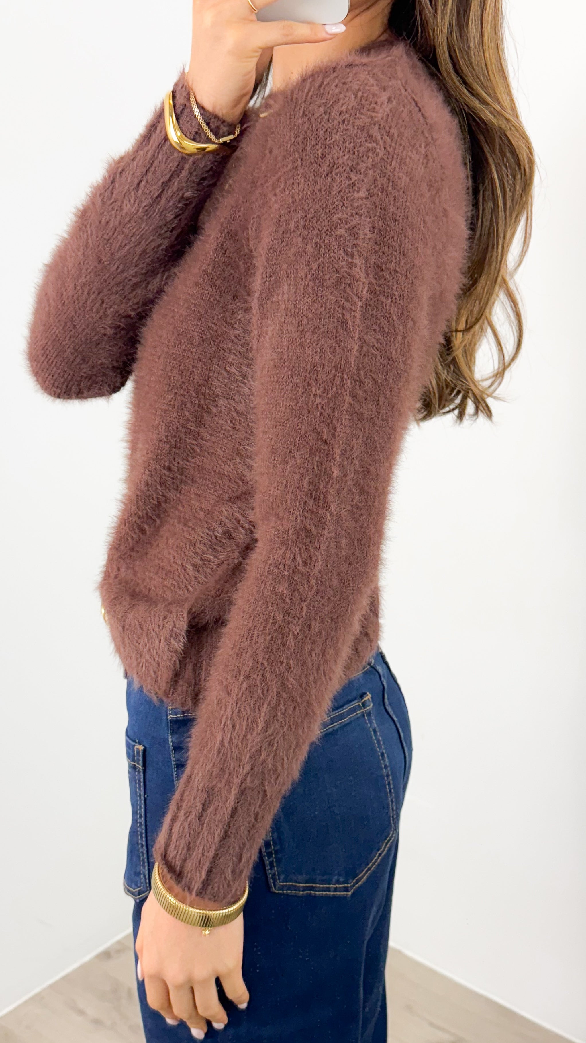 DOMINIQUE KNIT - CHOCOLATE