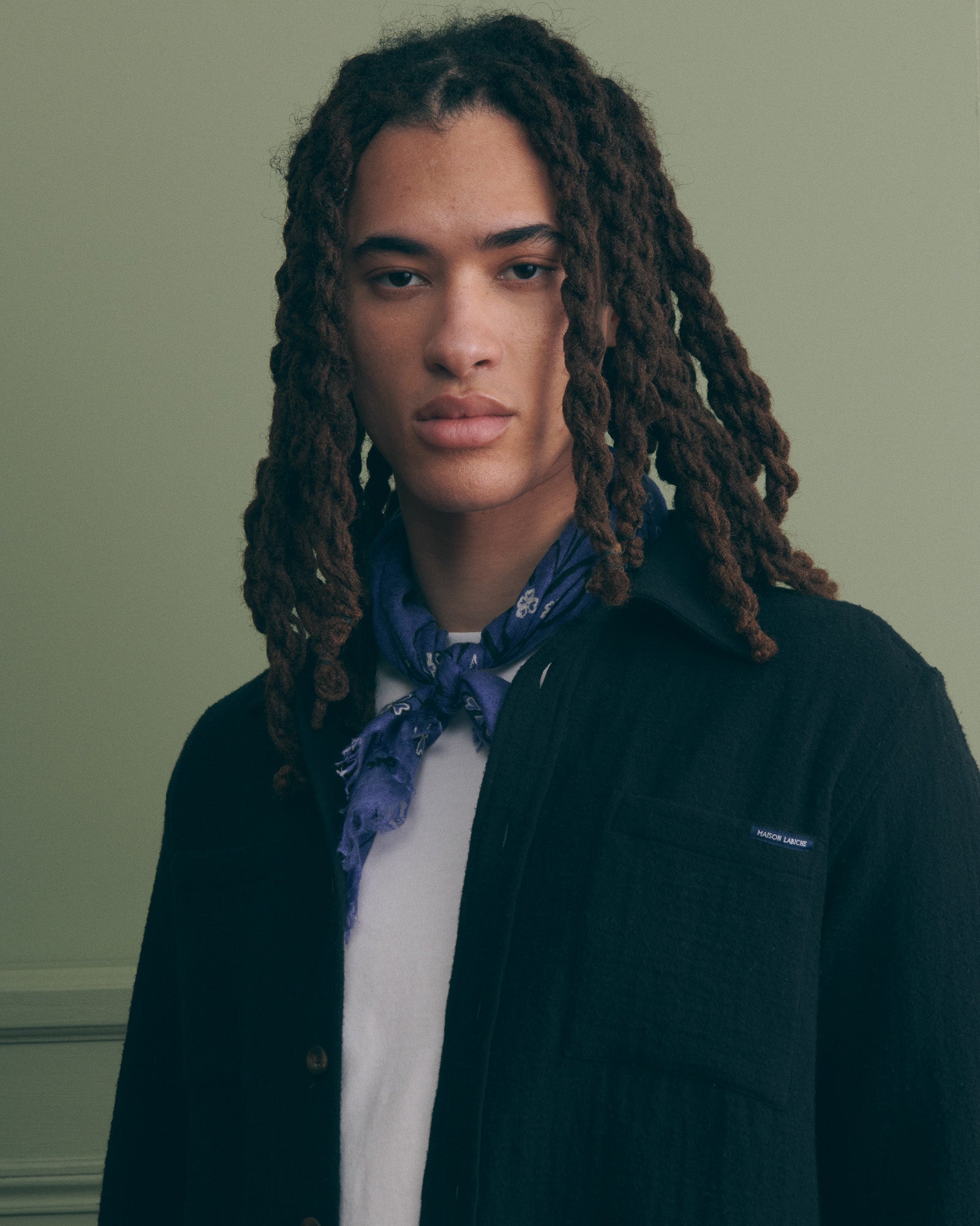 "Cotton Gauze" monge overshirt